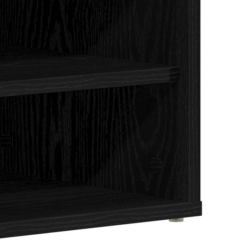Casa si Gradina - Mobilier - Organizare si depozitare - Organizator incaltaminte - Dulap pentru pantofi  Negru Stejar 32x35x70 cm Lemn prelucrat - Infinity.ro