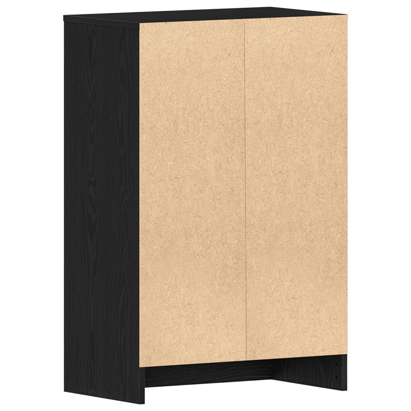 Casa si Gradina - Mobilier - Organizare si depozitare - Organizator incaltaminte - Dulap pentru pantofi  Negru Stejar 60x35x92 cm Lemn prelucrat - Infinity.ro