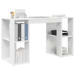 Casa si Gradina - Mobilier - Mese si birouri - Birouri - Birou alb Alb Placi aglomerate Mediu Stocare - Infinity.ro