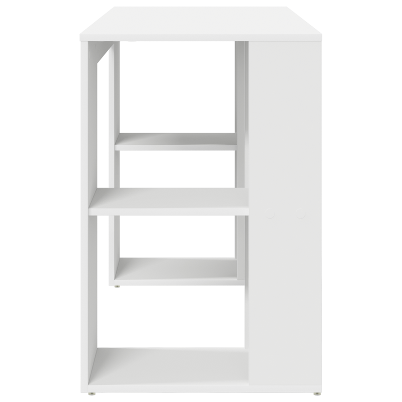 Casa si Gradina - Mobilier - Mese si birouri - Birouri - Birou alb Alb Placi aglomerate Mediu Stocare - Infinity.ro