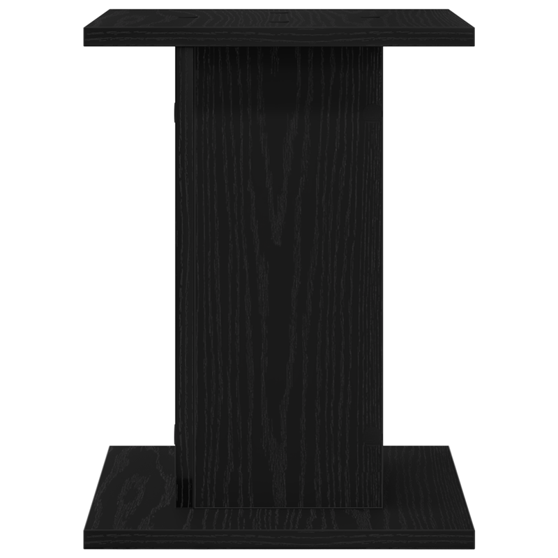 TV, Audio-Video si Foto - Audio profesionale - Stative - Suporturi pentru difuzoare 2 buc Negru Stejar 30x30x40 cm Lemn compozit - Infinity.ro