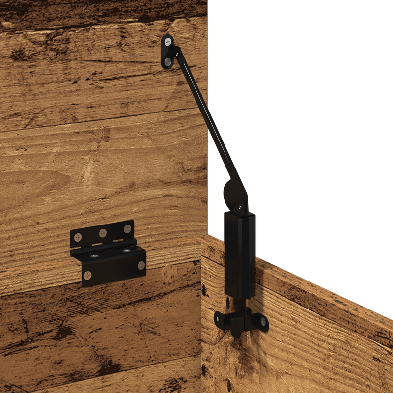 Casa si Gradina - Mobilier - Organizare si depozitare - Cufere si lazi - Cufar de depozitare din lemn vechi 60x35x35 cm din lemn de inginerie - Infinity.ro