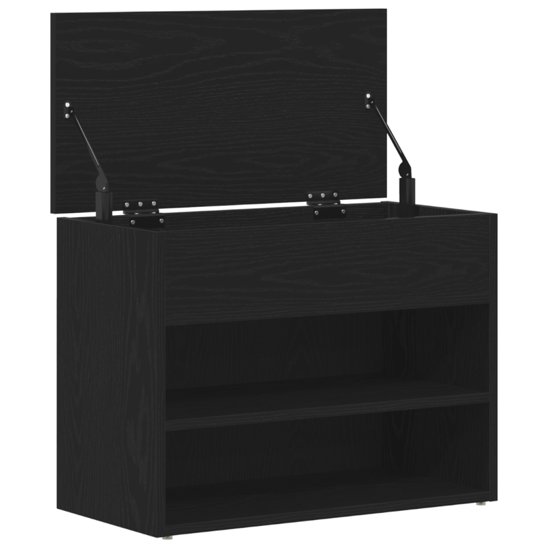 Casa si Gradina - Mobilier - Organizare si depozitare - Organizator incaltaminte - Banca de hol, stejar negru, 60x30x45 cm, lemn prelucrat - Infinity.ro