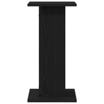 TV, Audio-Video si Foto - Audio profesionale - Stative - Suporturi pentru difuzoare  2 buc Negru Stejar 30x30x60 cm Lemn compozit - Infinity.ro