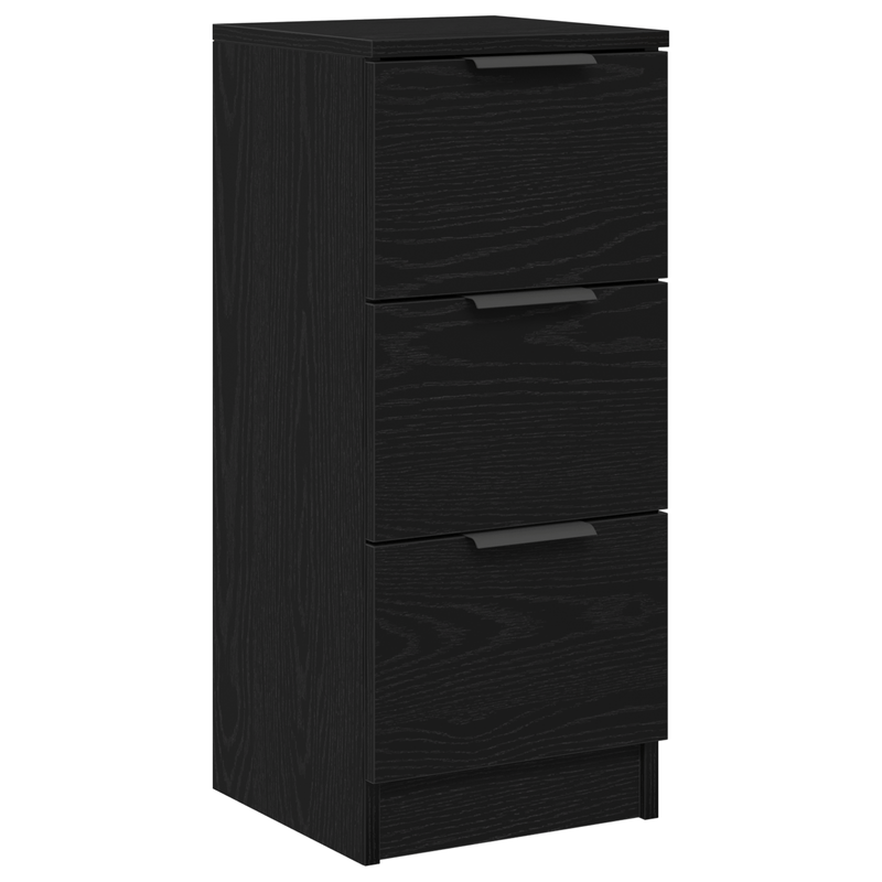 Casa si Gradina - Mobilier - Comode si corpuri - Comode - Bufet din stejar negru 30x30x70 cm din lemn prelucrat - Infinity.ro