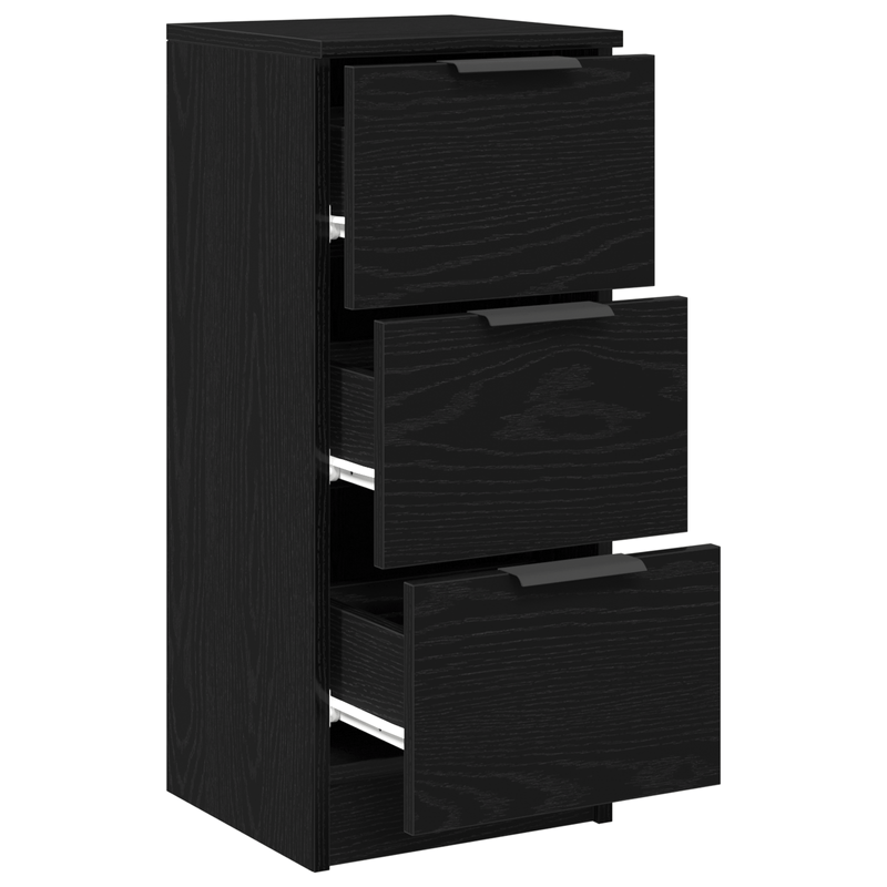 Casa si Gradina - Mobilier - Comode si corpuri - Comode - Bufet din stejar negru 30x30x70 cm din lemn prelucrat - Infinity.ro