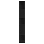 Casa si Gradina - Mobilier - Biblioteci si rafturi - Biblioteci - Biblioteca de colt 5 niveluri stejar negru 45x23,5x162,5cm lemn - Infinity.ro