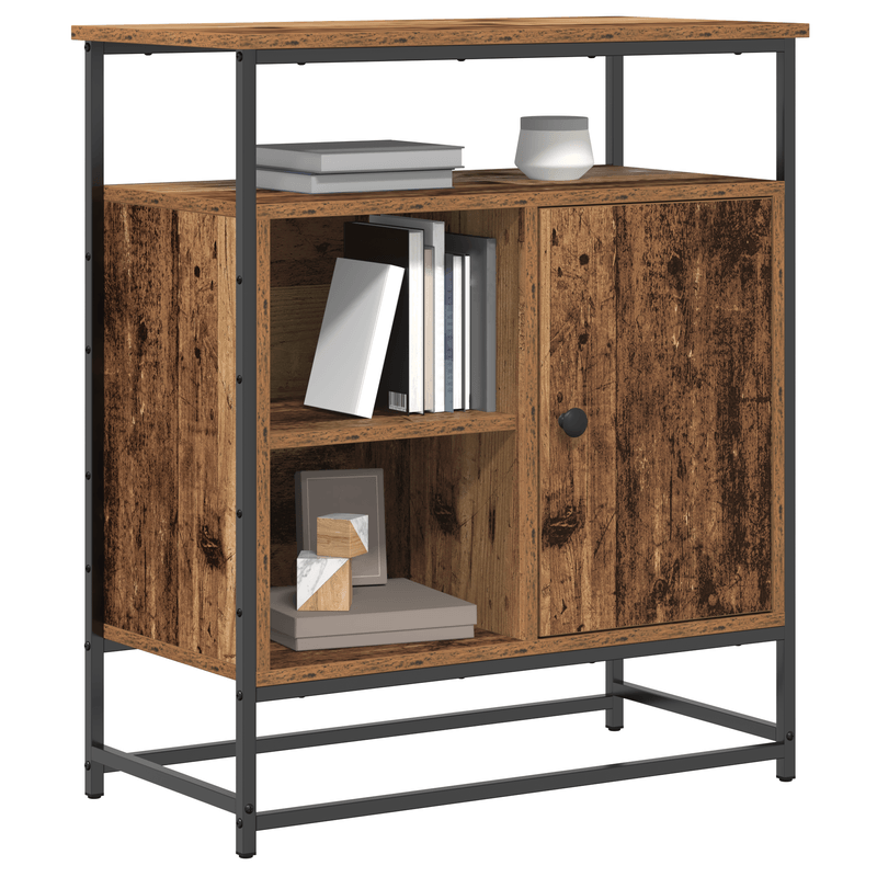 Casa si Gradina - Mobilier - Comode si corpuri - Comode - Dulap, lemn vechi, 69x35x80 cm, lemn prelucrat si otel - Infinity.ro