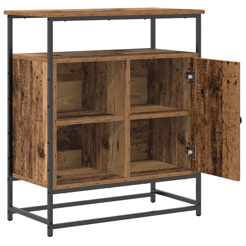 Casa si Gradina - Mobilier - Comode si corpuri - Comode - Dulap, lemn vechi, 69x35x80 cm, lemn prelucrat si otel - Infinity.ro