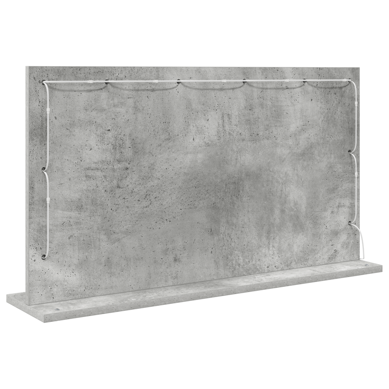 Casa si Gradina - Decoratiuni - Oglinzi - Oglinda de toaleta Gri beton Beton 80 x 45 x 18 cm Oglinda - Infinity.ro