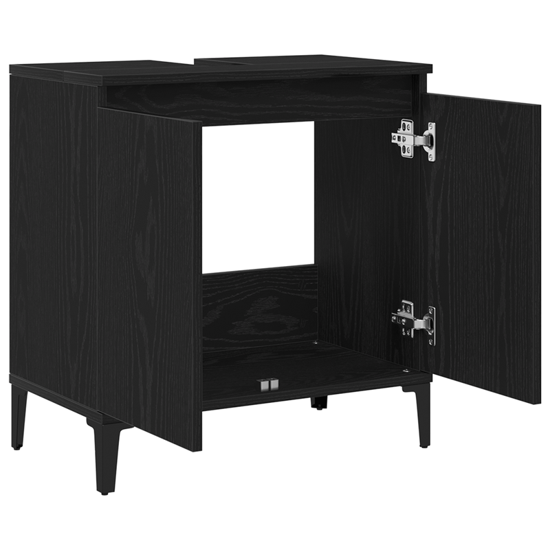 Casa si Gradina - Mobilier - Mobilier baie - Comode baie - Dulap de chiuveta, stejar negru, 58x33x60 cm, lemn prelucrat - Infinity.ro