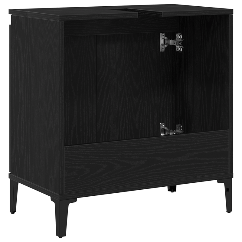 Casa si Gradina - Mobilier - Mobilier baie - Comode baie - Dulap de chiuveta, stejar negru, 58x33x60 cm, lemn prelucrat - Infinity.ro