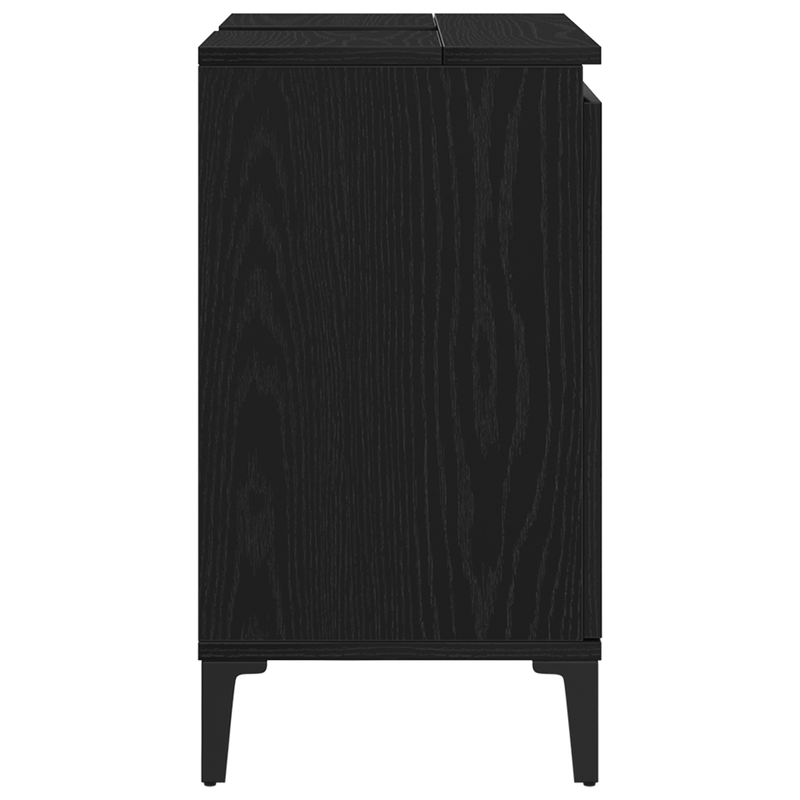 Casa si Gradina - Mobilier - Mobilier baie - Comode baie - Dulap de chiuveta, stejar negru, 58x33x60 cm, lemn prelucrat - Infinity.ro