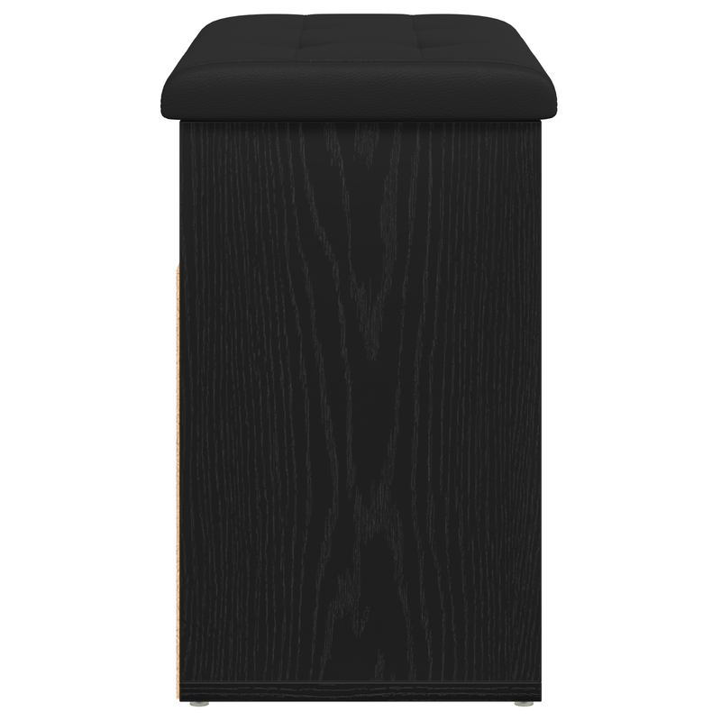 Casa si Gradina - Mobilier - Canapele si coltare - Banchete - Banca de depozitare Negru Stejar 60x30x48 cm Lemn prelucrat - Infinity.ro