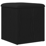 Casa si Gradina - Mobilier - Canapele si coltare - Banchete - Banca de depozitare Stejar Negru 42x42x45 cm Lemn Masiv - Infinity.ro