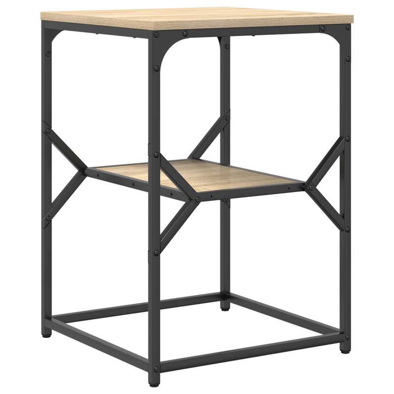 Casa si Gradina - Mobilier - Comode si corpuri - Noptiere - Masa laterala, stejar sonoma, 41x40x60 cm, lemn prelucrat - Infinity.ro