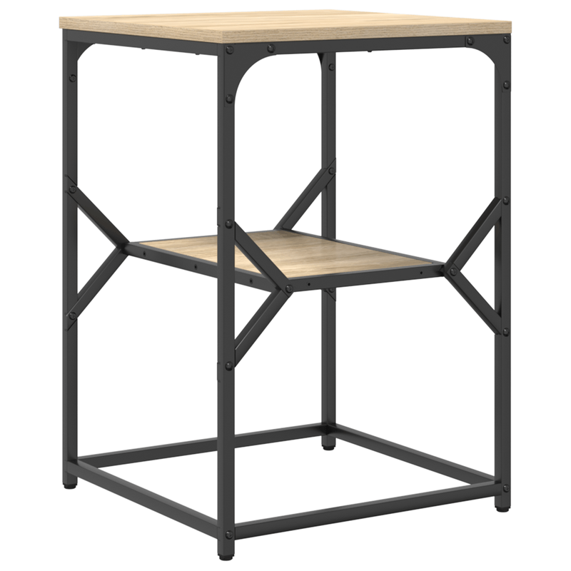 Casa si Gradina - Mobilier - Comode si corpuri - Noptiere - Masa laterala, stejar sonoma, 41x40x60 cm, lemn prelucrat - Infinity.ro