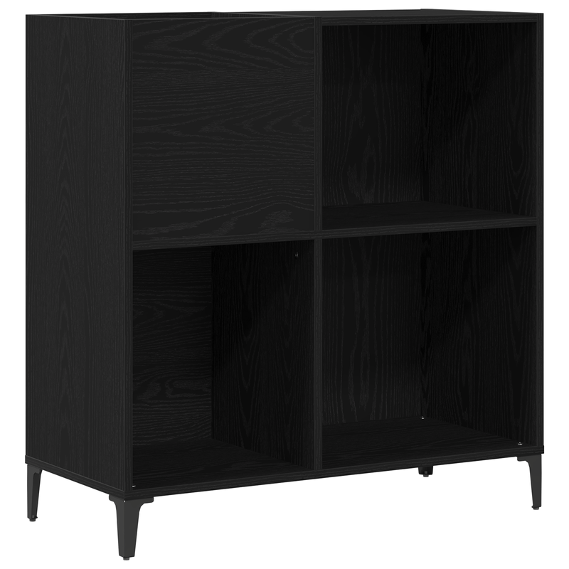 Casa si Gradina - Mobilier - Dulapuri si sifoniere - Dulapuri - Dulap pentru discuri, stejar negru 84,5x38x89 cm lemn prelucrat - Infinity.ro