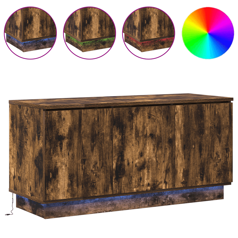 Casa si Gradina - Mobilier - Mese si birouri - Birouri - Birou TV Fumuriu 100x38x49 cm Lemn prelucrat - Infinity.ro