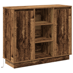 Casa si Gradina - Mobilier - Comode si corpuri - Comode - Comoda cu LED Lemn Vechi 90x32x75 cm Lemn Stratificat - Infinity.ro