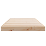 Casa si Gradina - Mobilier - Paturi si accesorii - Paturi - Cadru de pat de podea, alb, 100x220 cm, lemn masiv de pin - Infinity.ro