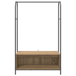 Casa si Gradina - Mobilier - Organizare si depozitare - Cuiere - Suport pentru haine cu rafturi din stejar 100x44x160 cm - Infinity.ro