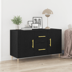 Casa si Gradina - Mobilier - Comode si corpuri - Comode - Dulap, stejar negru, 100x36x60 cm, lemn prelucrat - Infinity.ro
