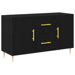 Casa si Gradina - Mobilier - Comode si corpuri - Comode - Dulap, stejar negru, 100x36x60 cm, lemn prelucrat - Infinity.ro