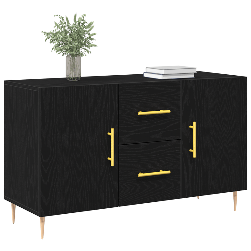 Casa si Gradina - Mobilier - Comode si corpuri - Comode - Dulap, stejar negru, 100x36x60 cm, lemn prelucrat - Infinity.ro