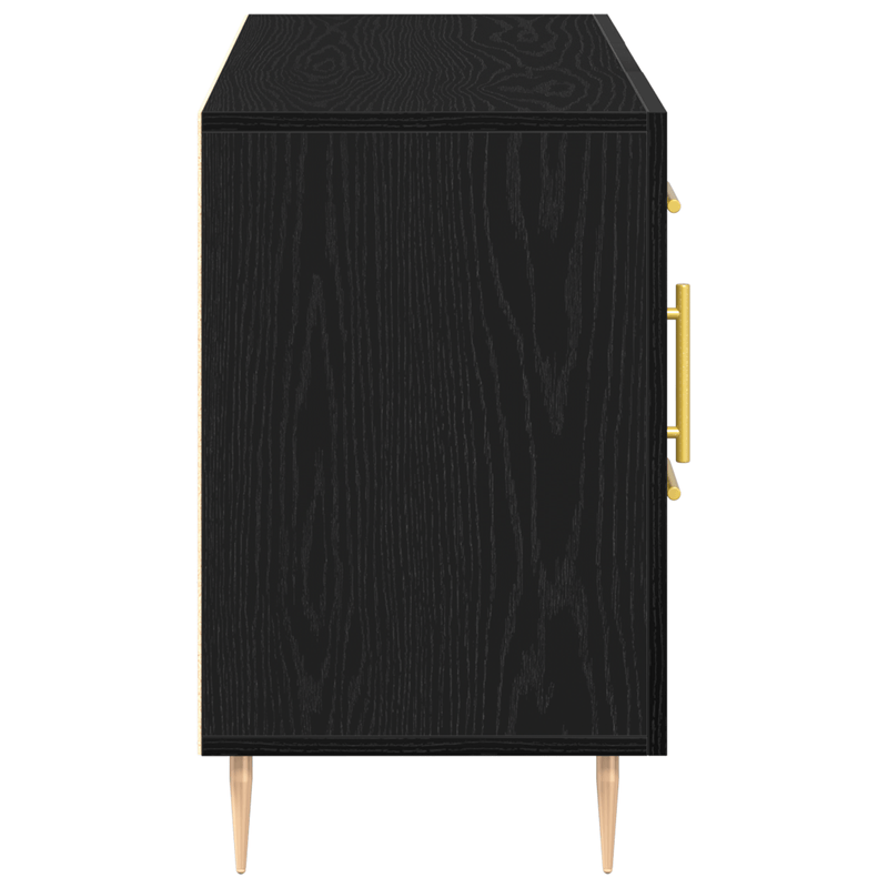 Casa si Gradina - Mobilier - Comode si corpuri - Comode - Dulap, stejar negru, 100x36x60 cm, lemn prelucrat - Infinity.ro