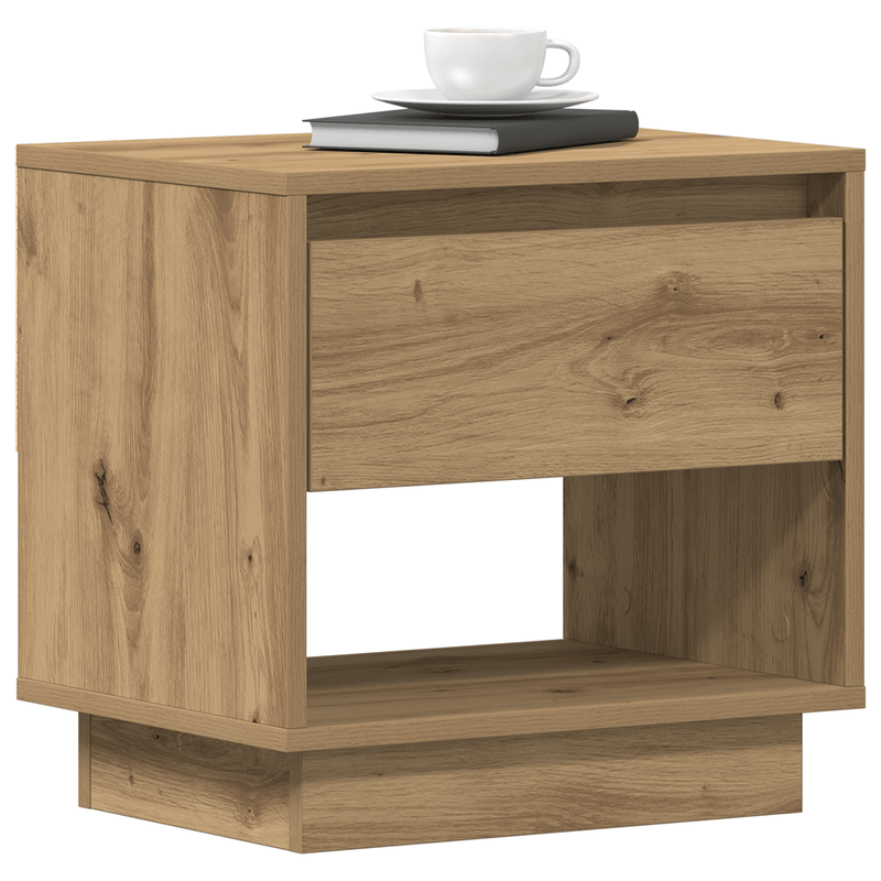 Casa si Gradina - Mobilier - Comode si corpuri - Noptiere - Noptiere, 2 buc. stejar artizanal, 45x34x47 cm, lemn prelucrat - Infinity.ro