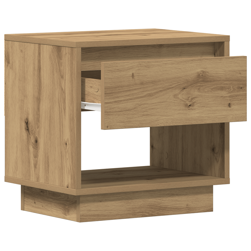 Casa si Gradina - Mobilier - Comode si corpuri - Noptiere - Noptiere, 2 buc. stejar artizanal, 45x34x47 cm, lemn prelucrat - Infinity.ro