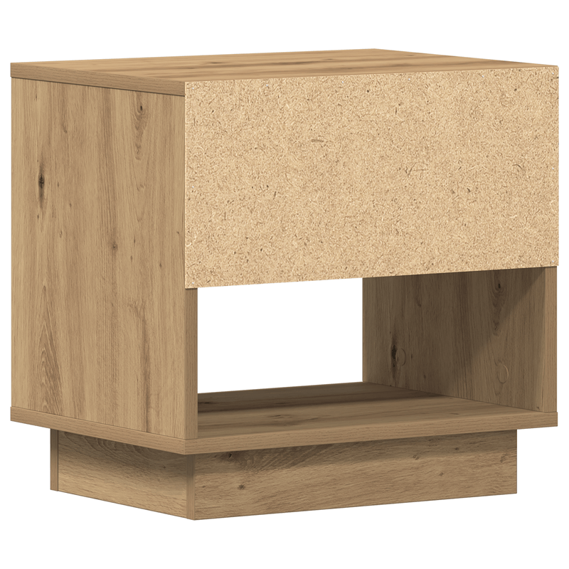 Casa si Gradina - Mobilier - Comode si corpuri - Noptiere - Noptiere, 2 buc. stejar artizanal, 45x34x47 cm, lemn prelucrat - Infinity.ro