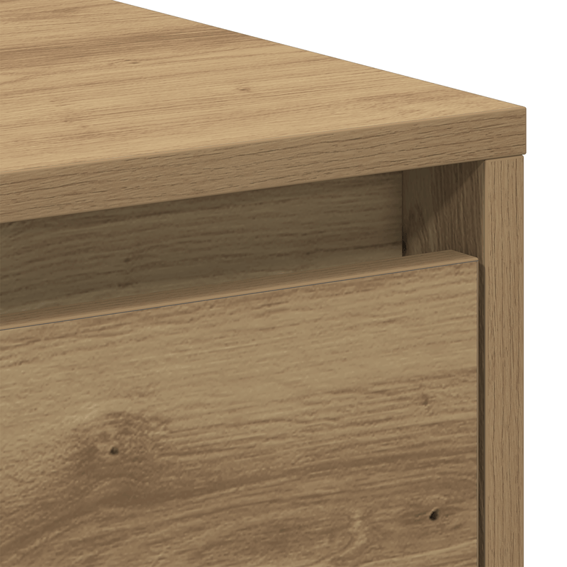 Casa si Gradina - Mobilier - Comode si corpuri - Noptiere - Noptiere, 2 buc. stejar artizanal, 45x34x47 cm, lemn prelucrat - Infinity.ro