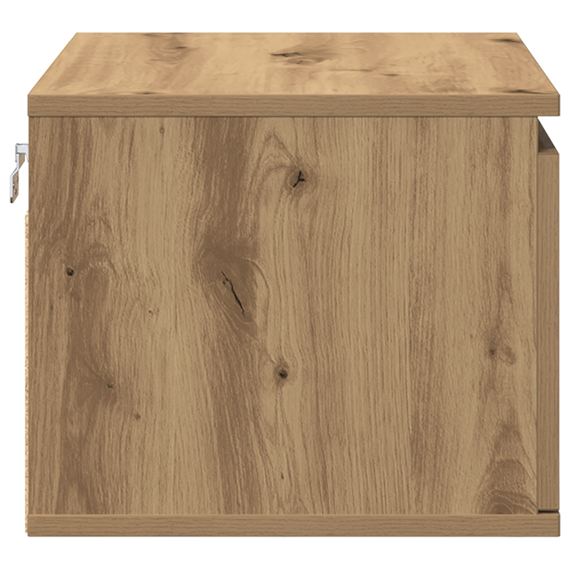 Casa si Gradina - Mobilier - Comode si corpuri - Noptiere - Noptiere cu LED-uri, de perete, 2 buc., stejar artizanal - Infinity.ro