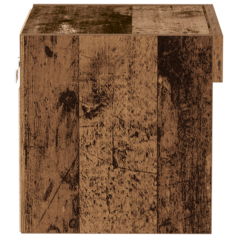 Casa si Gradina - Mobilier - Comode si corpuri - Comode - Dulap de perete cu LED-uri, lemn vechi, 40x30x30 cm - Infinity.ro