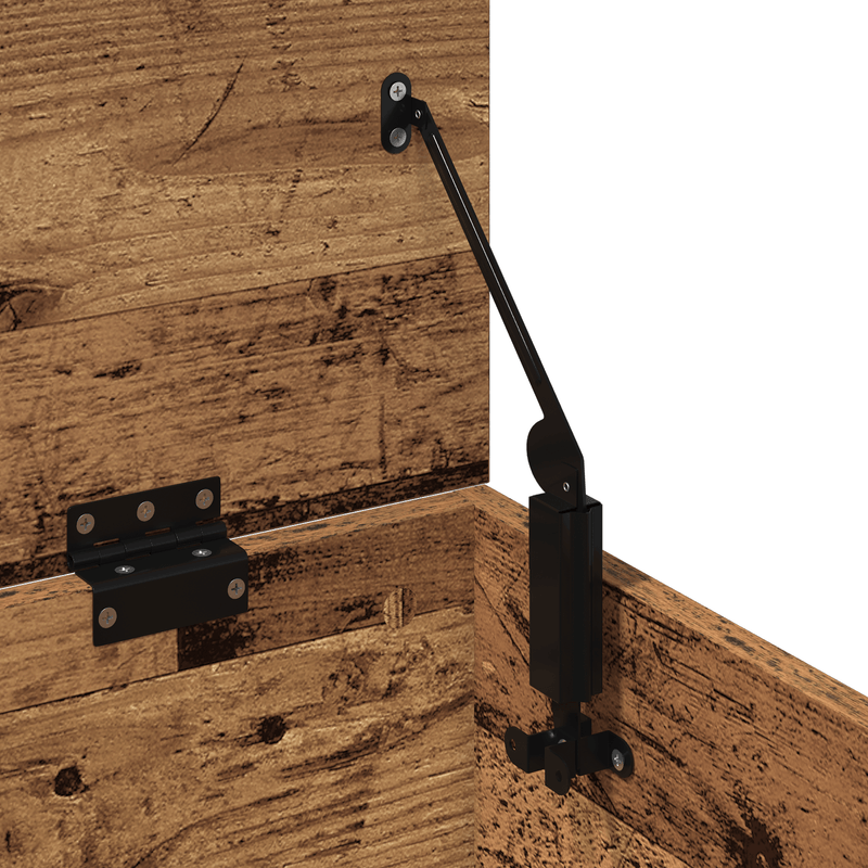 Casa si Gradina - Mobilier - Organizare si depozitare - Cufere si lazi - Cufar de depozitare  din lemn vechi, 90x35x35 cm, din lemn stratificat - Infinity.ro