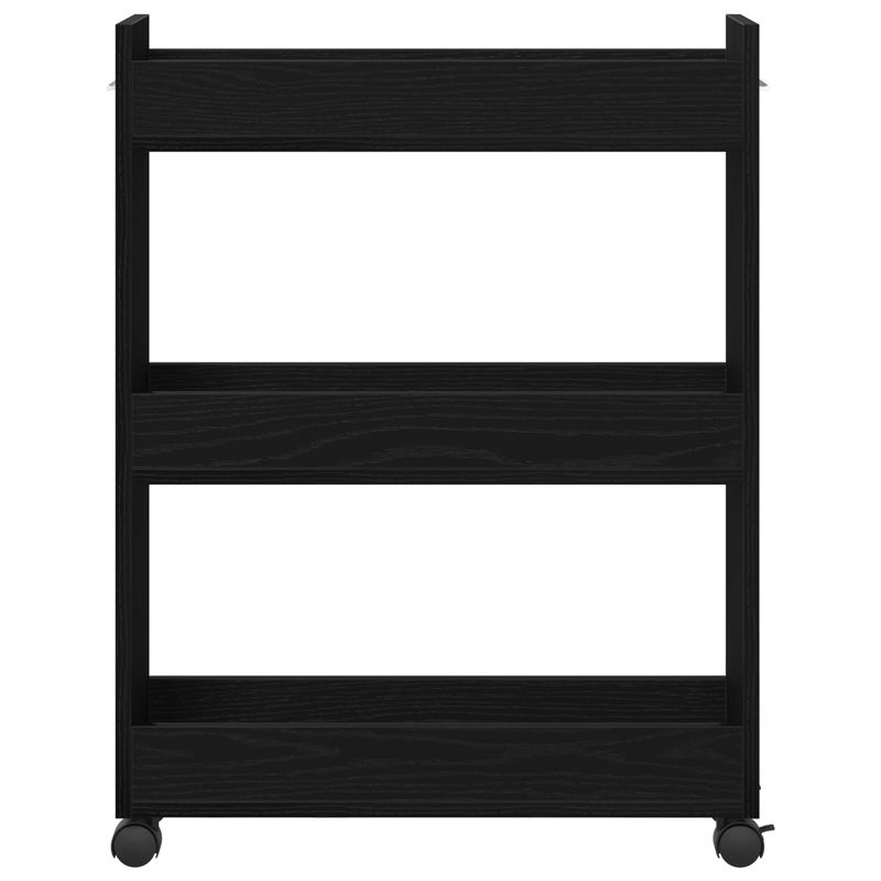 Casa si Gradina - Mobilier - Dulapuri si sifoniere - Dulapuri - Dulap cu roti, stejar negru, 60x22x79 cm, lemn prelucrat - Infinity.ro