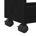 Casa si Gradina - Mobilier - Dulapuri si sifoniere - Dulapuri - Dulap cu roti, stejar negru, 60x22x79 cm, lemn prelucrat - Infinity.ro