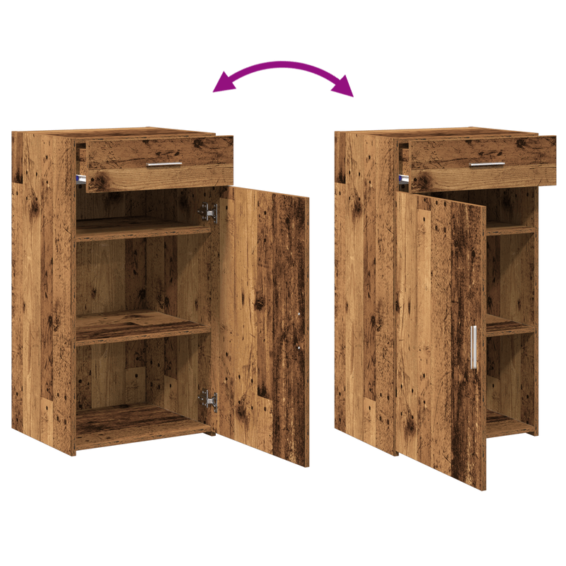 Casa si Gradina - Mobilier - Comode si corpuri - Comode - Dulap, lemn vechi, 30x42,5x93 cm, lemn prelucrat - Infinity.ro