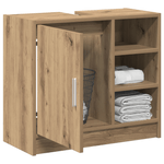 Casa si Gradina - Mobilier - Mobilier baie - Comode baie - Cabinet pentru Chiuveta Stejar Artizanal 63x29x55 cm Lemn prelucrat - Infinity.ro
