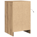 Casa si Gradina - Mobilier - Comode si corpuri - Noptiere - Noptiera cu LED-uri Stejar Artisan Lemn Ingineresc - Infinity.ro