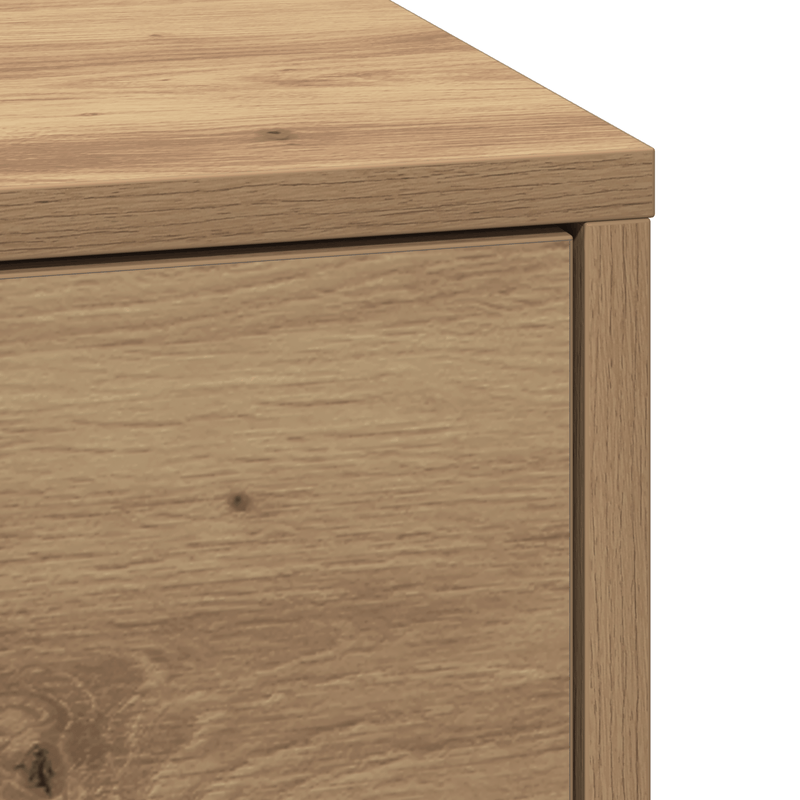 Casa si Gradina - Mobilier - Comode si corpuri - Noptiere - Noptiera cu LED-uri Stejar Artisan Lemn Ingineresc - Infinity.ro