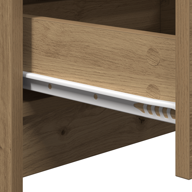 Casa si Gradina - Mobilier - Comode si corpuri - Noptiere - Noptiera cu LED-uri Stejar Artisan Lemn Ingineresc - Infinity.ro