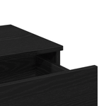 Casa si Gradina - Mobilier - Comode si corpuri - Masute de toaleta - Masa de toaleta oglinda & LED, stejar negru, lemn prelucrat - Infinity.ro