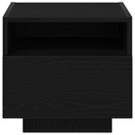 Casa si Gradina - Mobilier - Comode si corpuri - Noptiere - Noptiere cu LED-uri, 2 buc., stejar negru, 40x39x37 cm - Infinity.ro