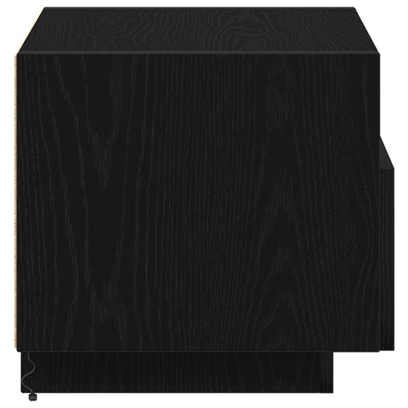 Casa si Gradina - Mobilier - Comode si corpuri - Noptiere - Noptiere cu LED-uri, 2 buc., stejar negru, 40x39x37 cm - Infinity.ro