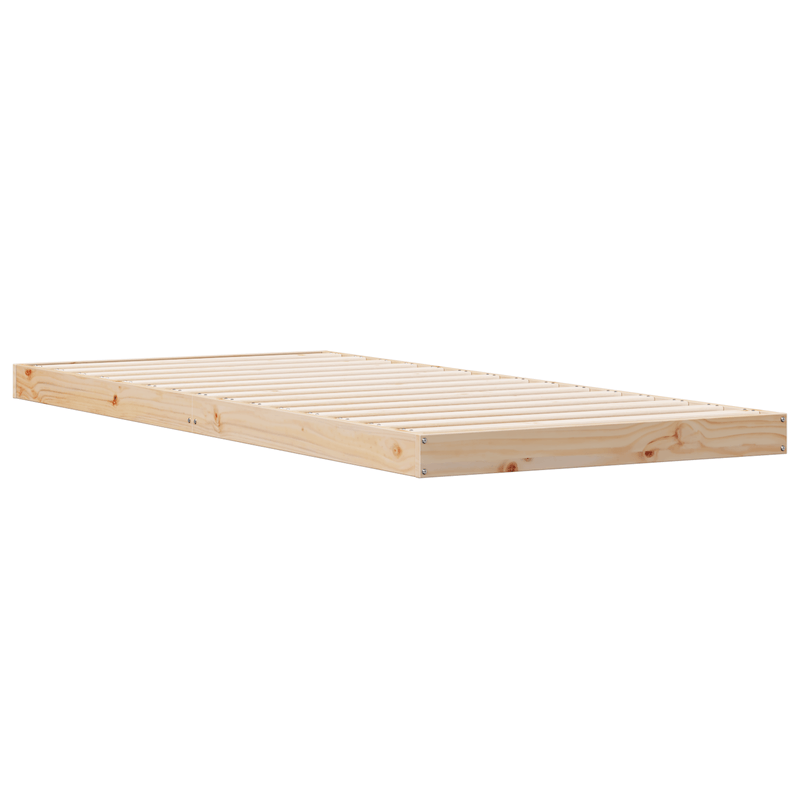 Casa si Gradina - Mobilier - Paturi si accesorii - Paturi - Cadru de pat de podea, 90x210 cm, lemn masiv de pin - Infinity.ro