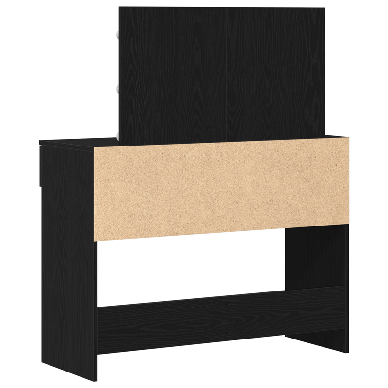 Casa si Gradina - Mobilier - Comode si corpuri - Masute de toaleta - Masa de Toaleta cu LED Stejar Negru 100x40x120 cm - Infinity.ro
