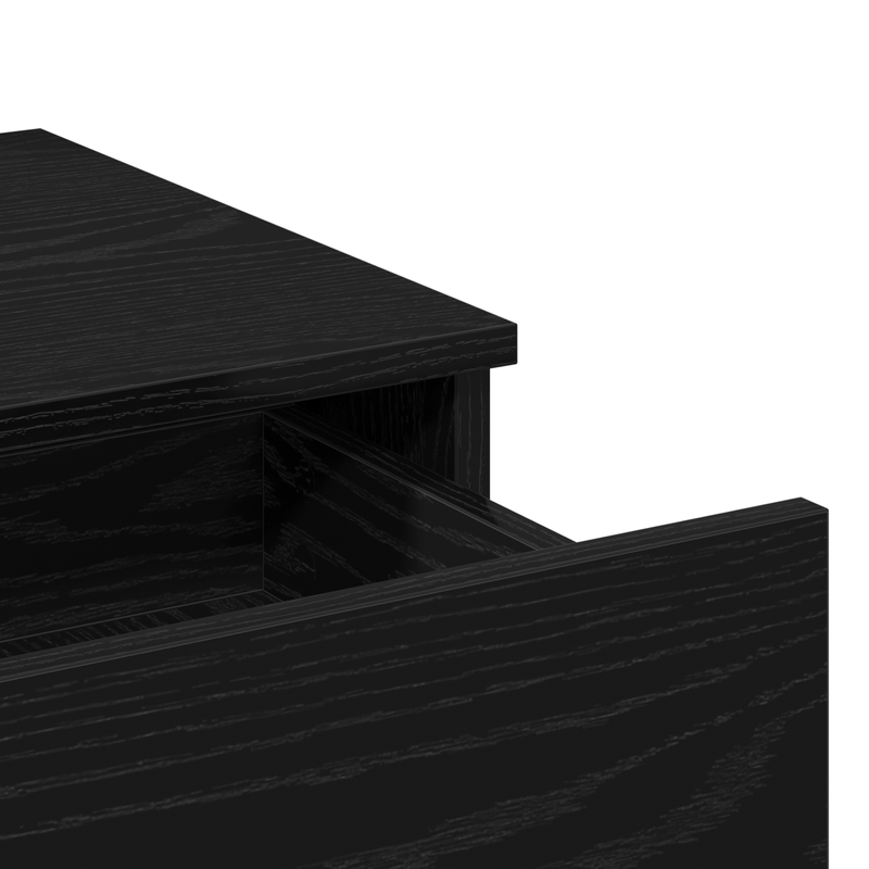 Casa si Gradina - Mobilier - Comode si corpuri - Masute de toaleta - Masa de Toaleta cu LED Stejar Negru 100x40x120 cm - Infinity.ro